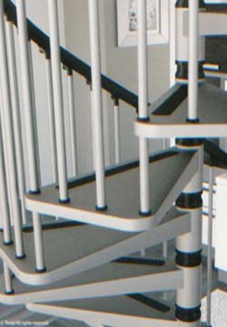 Escaleras Caracol - Escaleras en Kit modelo Gamia Metal